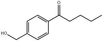 1-(4-HYDROXYMETHYL-PHENYL)-PENTAN-1-ONE Struktur