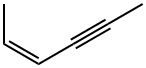 (Z)-2-Hexen-4-yne Struktur