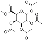 METHYL-(1,2,3,4-TETRA-O-ACETYL-ALPHA-D-GALACTOPYRANOSE)URONATE Struktur