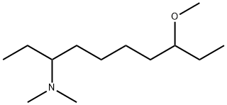 1-Ethyl-6-methoxy-N,N-dimethyl-1-octanamine Struktur