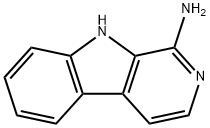 1-AMINO-9H-PYRIDO(3,4-B)INDOLE Struktur