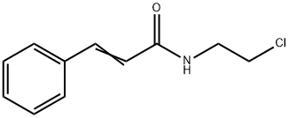 N-(2-Chloroethyl)-3-phenylpropenamide Struktur