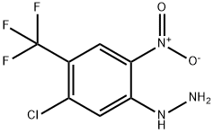 1-[5-CHLORO-2-NITRO-4-(TRIFLUOROMETHYL)PHENYL]HYDRAZINE Struktur