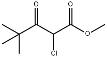 METHYL 2-CHLORO-4,4-DIMETHYL-3-OXOPENTANOATE Struktur