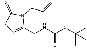 TERT-BUTYL N-[(4-ALLYL-5-MERCAPTO-4H-1,2,4-TRIAZOL-3-YL)METHYL]CARBAMATE Struktur