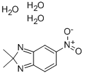 2,2-DIMETHYL-5-NITRO-2H-BENZIMIDAZOLE TRIHYDRATE Struktur