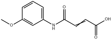 4-(3-METHOXYANILINO)-4-OXOBUT-2-ENOIC ACID Struktur