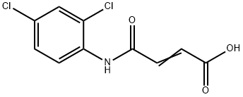 4-(2,4-DICHLOROANILINO)-4-OXOBUT-2-ENOIC ACID Struktur