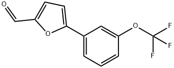 5-[3-(TRIFLUOROMETHOXY)PHENYL]-2-FURALDEHYDE Struktur