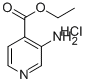 3-AMINO-ISONICOTINIC ACID ETHYL ESTER HCL Struktur