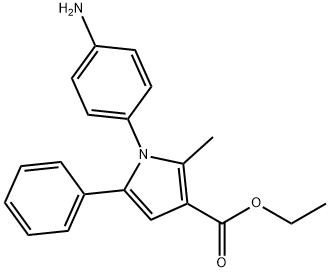 ETHYL 1-(4-AMINOPHENYL)-2-METHYL-5-PHENYL-1H-PYRROLE-3-CARBOXYLATE Struktur