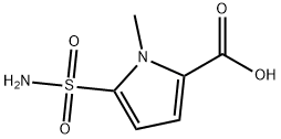 5-(AMINOSULFONYL)-1-METHYL-1H-PYRROLE-2-CARBOXYLIC ACID Struktur