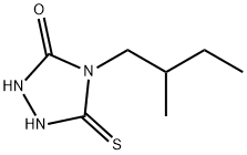 5-MERCAPTO-4-(2-METHYLBUTYL)-4H-1,2,4-TRIAZOL-3-OL Struktur