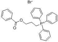 (3-(BENZOYLOXY)PROPYL)TRIPHENYLPHOSPHONIUM BROMIDE Struktur