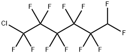 1-CHLORO-6H-DODECAFLUOROHEXANE Struktur