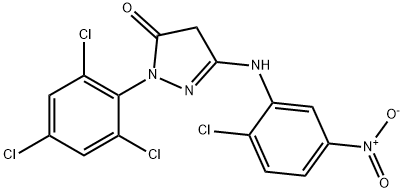 1-(2',4',6'-Trichlorophenyl)-3-(2'-chloro-5'-nitroanilino)-5-pyrazolone