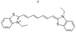 3,3'-DIETHYLTHIATRICARBOCYANINE IODIDE Struktur