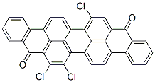 trichlorobenzo[rst]phenanthro[10,1,2-cde]pentaphene-9,18-dione Struktur