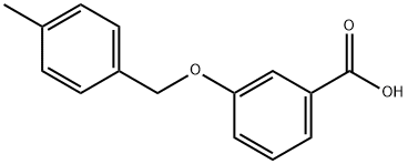 3-[(4-methylbenzyl)oxy]benzoic acid Struktur