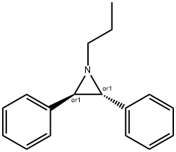 TRANS-2 3-DIPHENYL-1-PROPYLAZIRIDINE Struktur