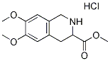 Methyl 6,7-dimethoxy-1,2,3,4-tetrahydroisoquinoline-3-carboxylate Struktur