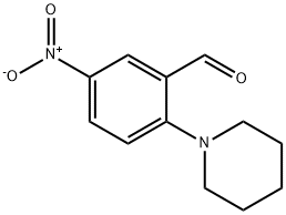 5-NITRO-2-PIPERIDINOBENZALDEHYDE Struktur