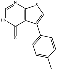 5-(4-METHYLPHENYL)THIENO[2,3-D]PYRIMIDINE-4(3H)-THIONE Struktur