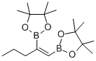 1-CIS-1,2-BIS(4,4,5,5-TETRAMETHYL-1,3,2-DIOXABOROLAN-2-YL)PENTENE Struktur