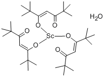 SCANDIUM(III) TRIS(2 2 6 6-TETRAMETHYL-& Struktur