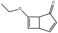 Bicyclo[3.2.0]hepta-3,6-dien-2-one, 7-ethoxy- (9CI) Struktur