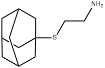 [2-(1-adamantylthio)ethyl]amine Struktur