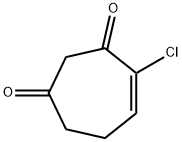 4-Cycloheptene-1,3-dione,  4-chloro- Struktur