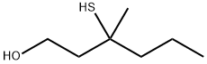 3-MERCAPTO-3-METHYL-1-HEXANOL Struktur