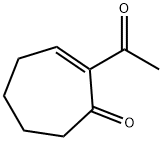 2-Cyclohepten-1-one, 2-acetyl- (9CI) Struktur