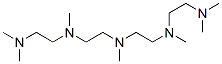 N-[2-(dimethylamino)ethyl]-N'-[2-[[2-(dimethylamino)ethyl]methylamino]ethyl]-N,N'-dimethylethylenediamine  Struktur