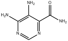 4-Pyrimidinecarboxamide,  5,6-diamino- Struktur