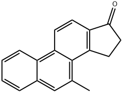 15,16-Dihydro-7-methyl-17H-cyclopenta(a)phenanthren-17-one Struktur