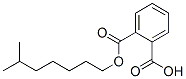 isooctyl hydrogen phthalate Struktur