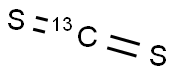 CARBON DISULFIDE (13C) Struktur