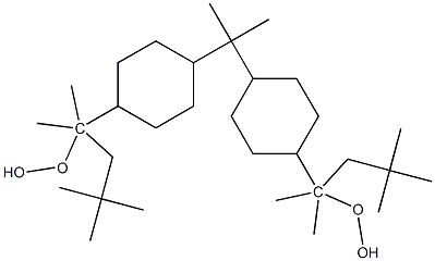 [isopropylidenedicyclohexane-4,1-diyl]bis(tert-butyl) peroxide Struktur