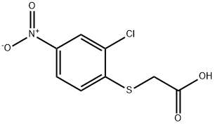 2-[(2-CHLORO-4-NITROPHENYL)SULFANYL]ACETIC ACID Struktur