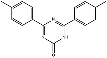 4,6-Bis(4-methylphenyl)-1,3,5-triazin-2(1H)-one Struktur