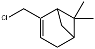 2-(chloromethyl)-6,6-dimethylbicyclo[3.1.1]hept-2-ene Struktur