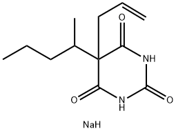 SECOBARBITAL SODIUM SALT Struktur