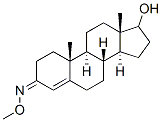 17-Hydroxyandrost-4-en-3-one o-methyloxime Struktur