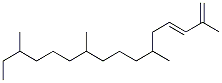 Hexadecadiene, 2,6,10,14-tetramethyl- Struktur