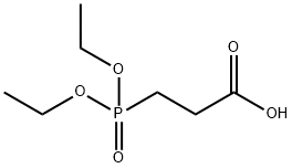 DIETHYLPHOSPHONOPROPANOIC ACID Struktur