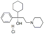 (1S)-1-cyclohexyl-1-phenyl-3-(1-piperidyl)propan-1-ol hydrochloride Struktur