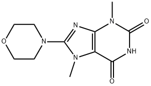 1,3,7-trimethyl-8-morpholin-4-yl-purine-2,6-dione Struktur