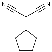 Cyclopentylmalononitrile Struktur